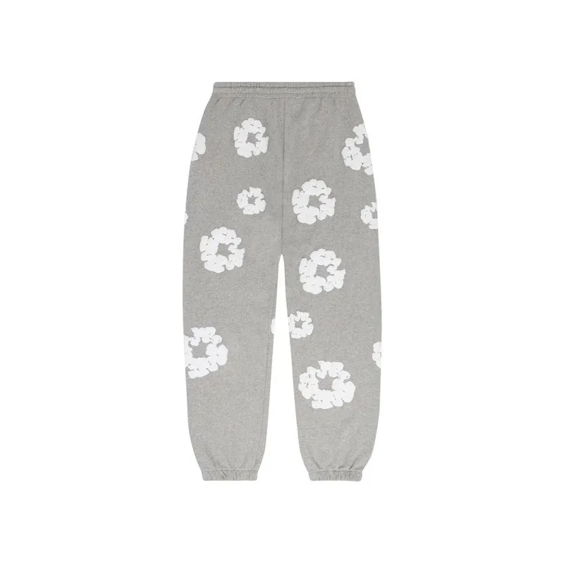 Denim Tears The Cotton Wreath Sweatpants-Grey