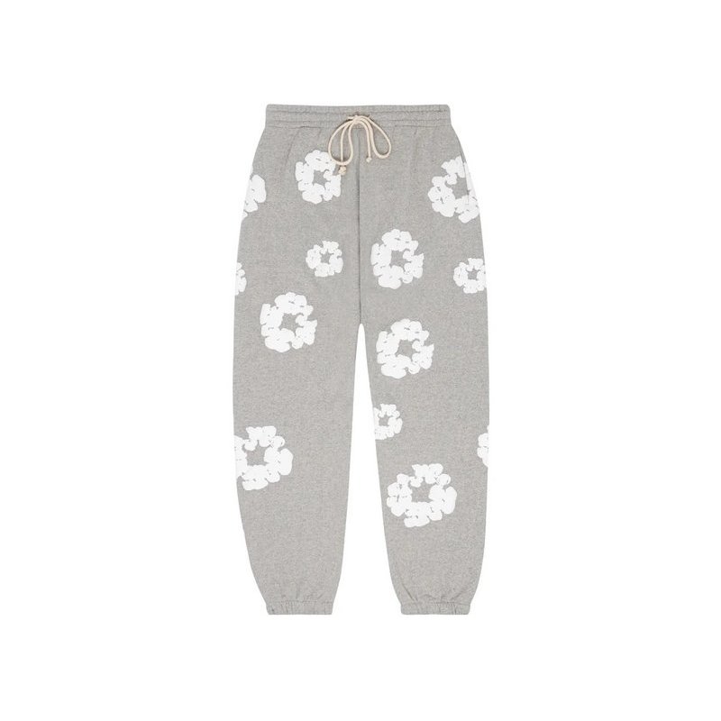 Denim Tears The Cotton Wreath Sweatpants-Grey