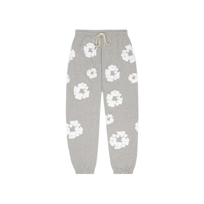 Denim Tears The Cotton Wreath Sweatpants-Grey