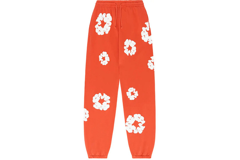 Denim Tears The Cotton Wreath Sweatpants-Orange