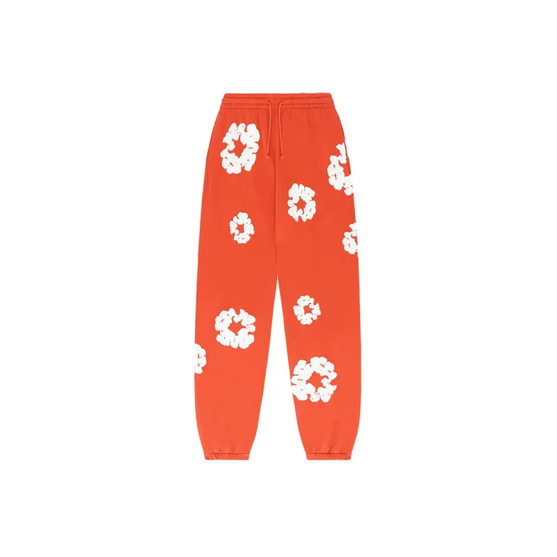 Denim Tears The Cotton Wreath Sweatpants-Orange