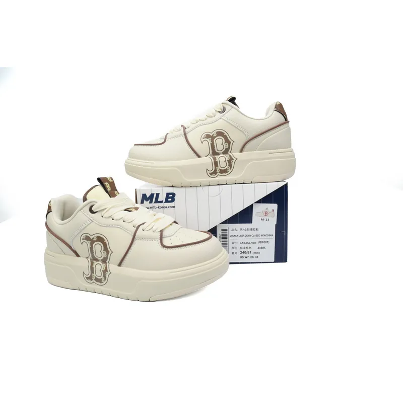 Giày MLB Chunky Liner Classic Monogram 'Brown'