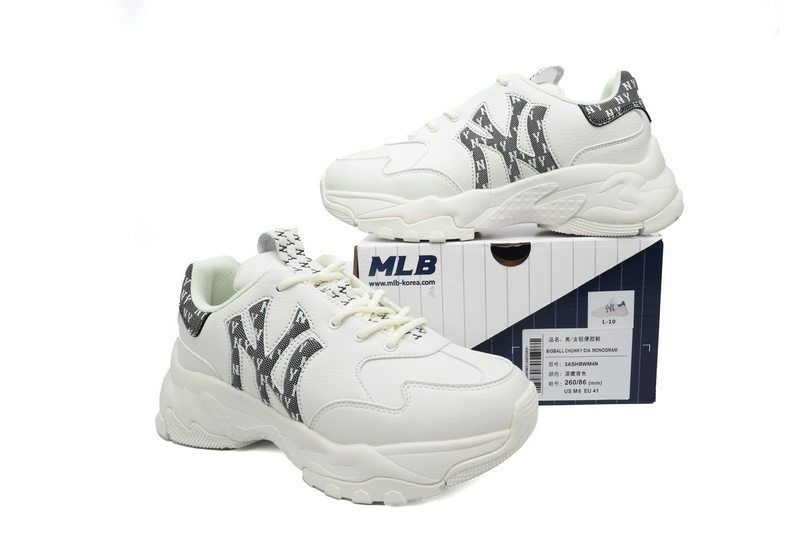 Giày MLB Chunky Window Monogram New York Yankees Black