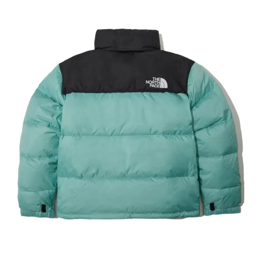 TheNorthFace Splicing White And Celeste