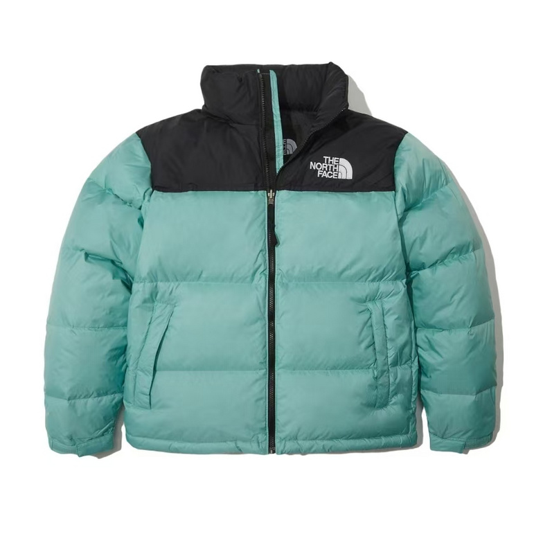 TheNorthFace Splicing White And Celeste