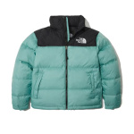TheNorthFace Splicing White And Celeste