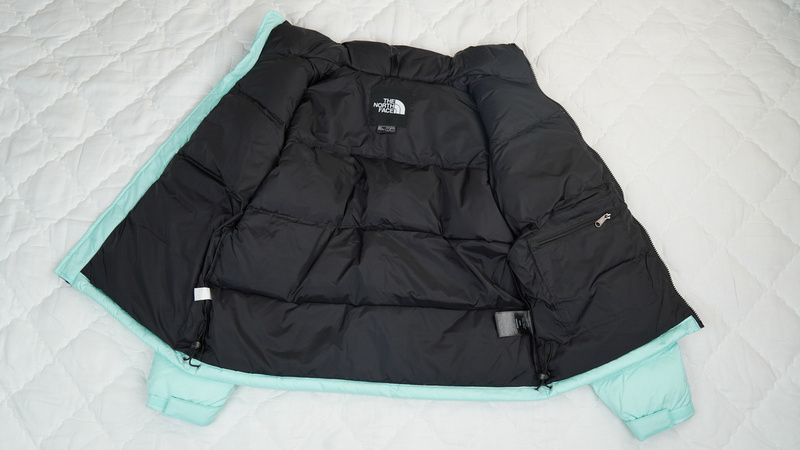 TheNorthFace Splicing White And Celeste