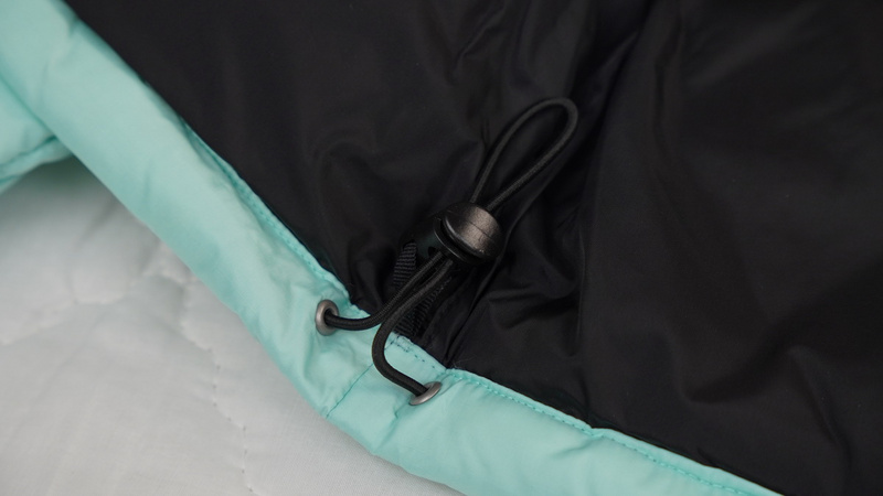 TheNorthFace Splicing White And Celeste