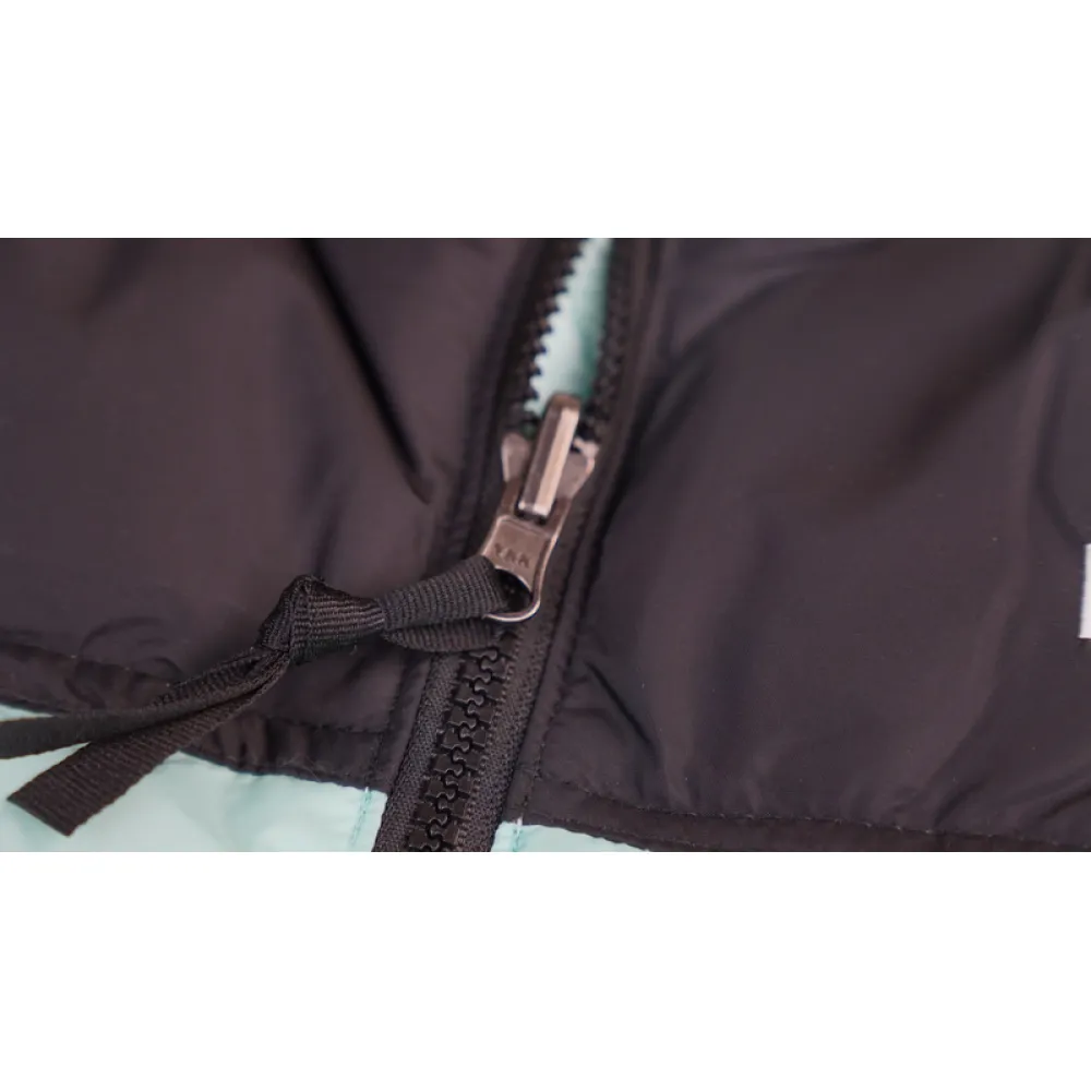 TheNorthFace Splicing White And Celeste