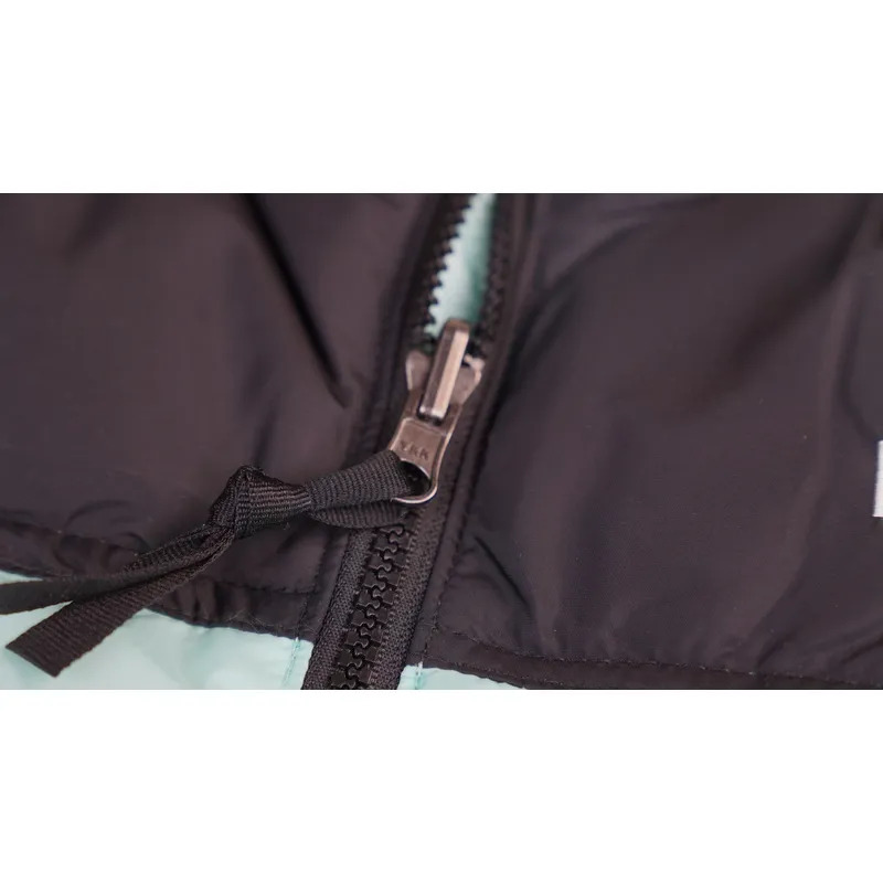 TheNorthFace Splicing White And Celeste