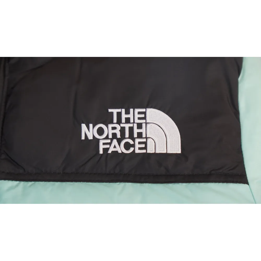 TheNorthFace Splicing White And Celeste