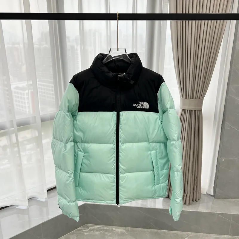 TheNorthFace Splicing White And Celeste