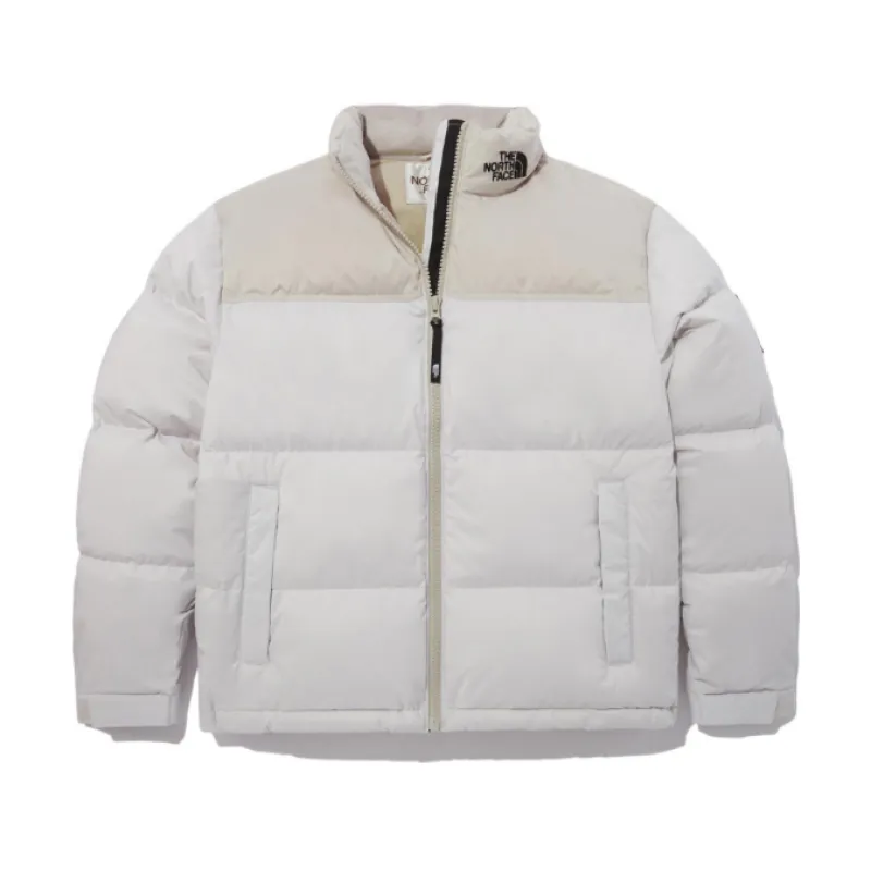 TheNorthFace Splicing White And Double Pinyin White