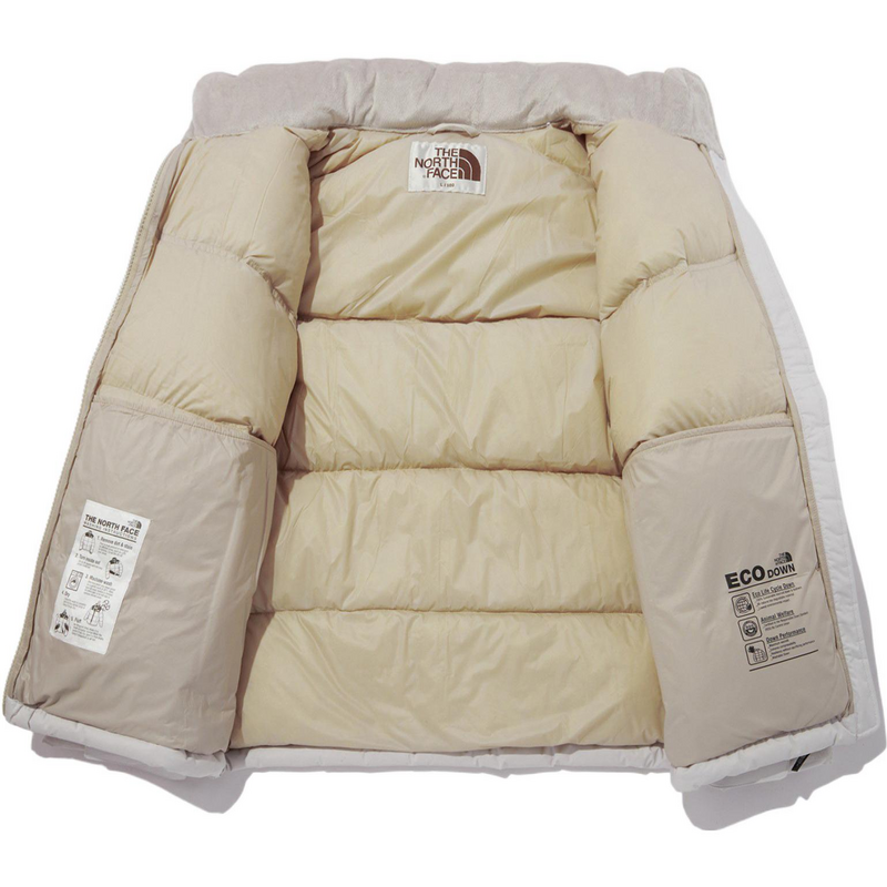 TheNorthFace Splicing White And Double Pinyin White