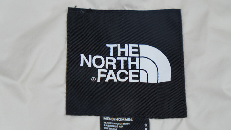TheNorthFace Splicing White And Double Pinyin White