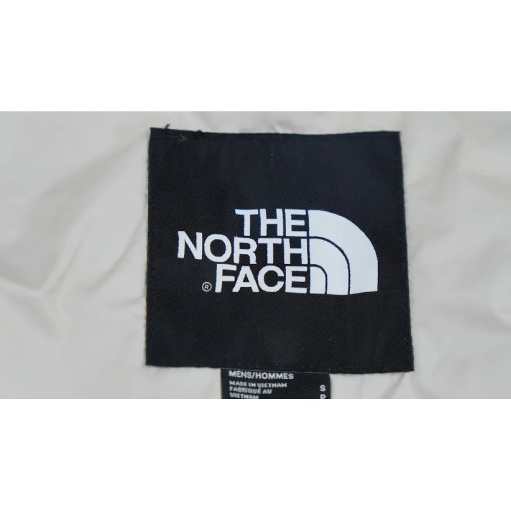 TheNorthFace Splicing White And Double Pinyin White