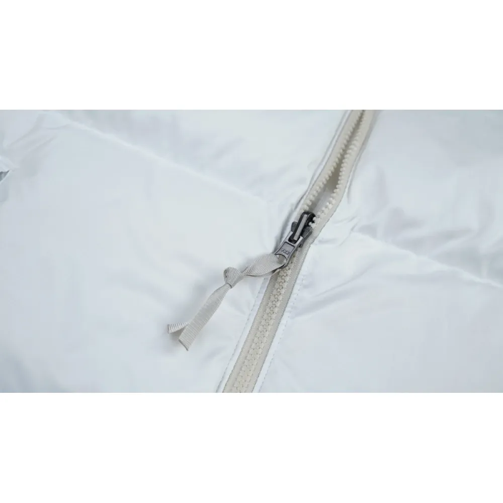 TheNorthFace Splicing White And Double Pinyin White