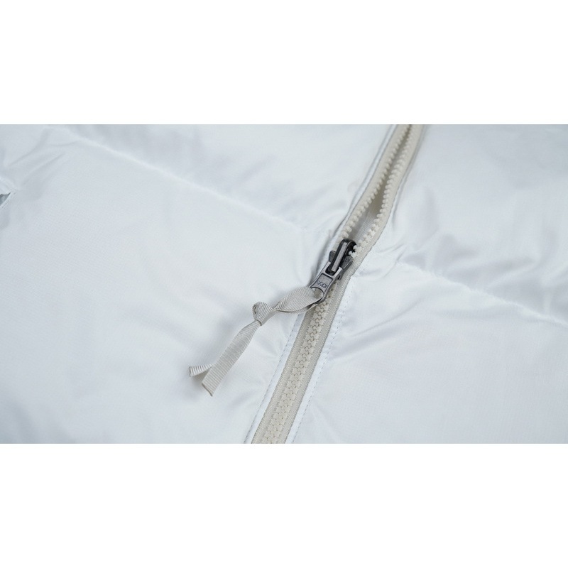 TheNorthFace Splicing White And Double Pinyin White