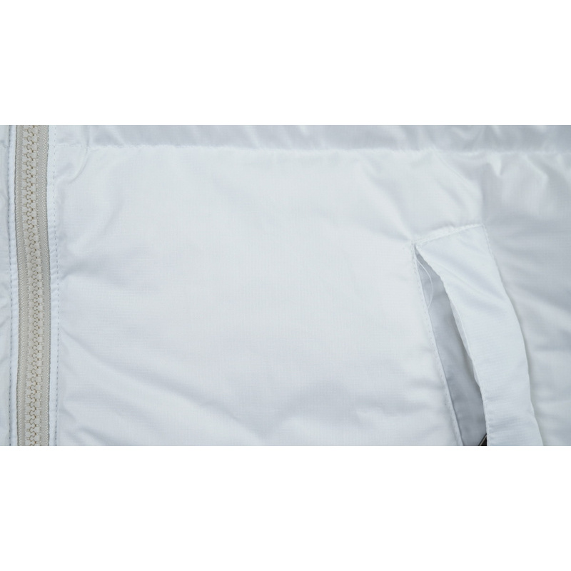 TheNorthFace Splicing White And Double Pinyin White