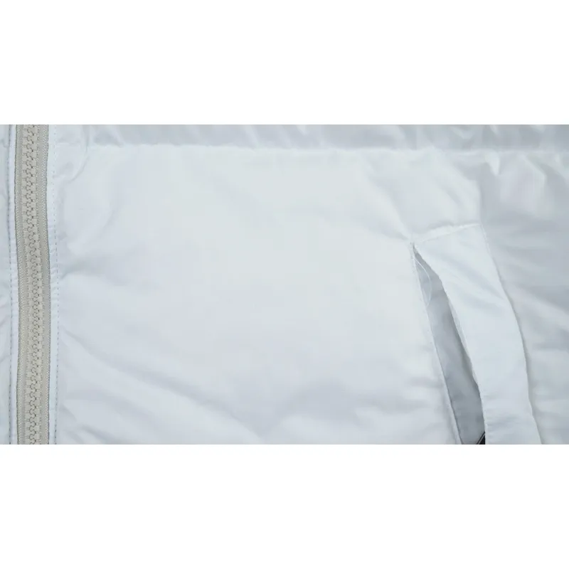 TheNorthFace Splicing White And Double Pinyin White