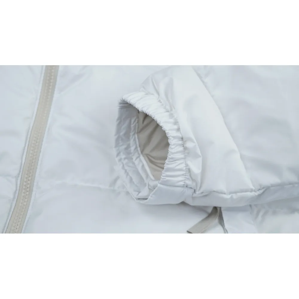 TheNorthFace Splicing White And Double Pinyin White