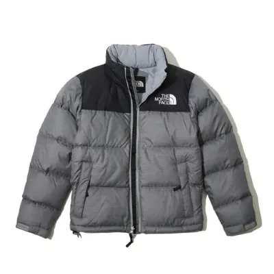 TheNorthFace Splicing White And Graphite 01