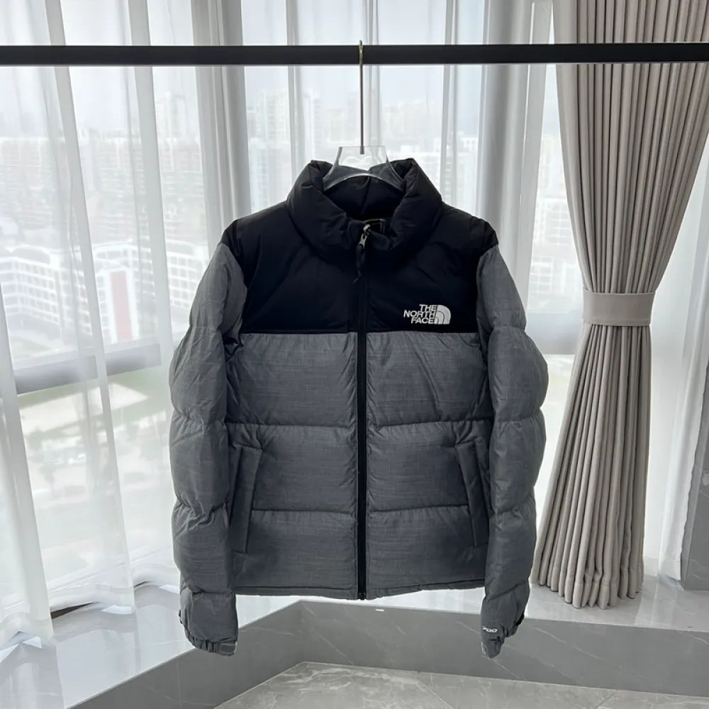 TheNorthFace Splicing White And Graphite