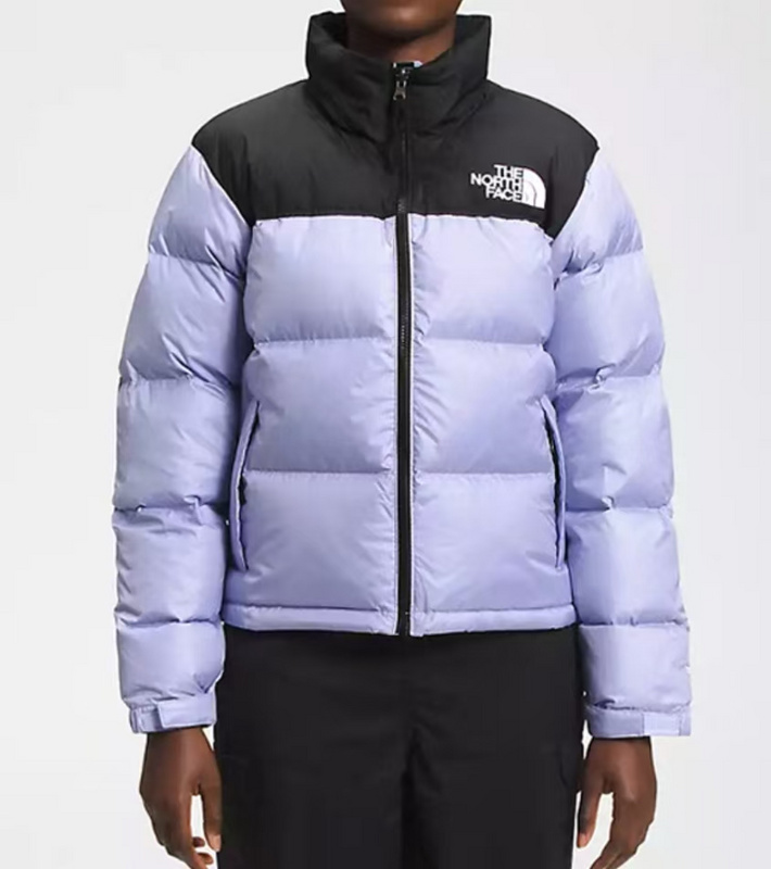 TheNorthFace Splicing White And Lavender Color