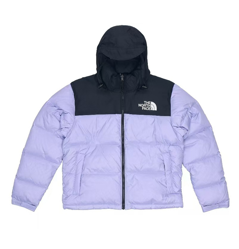 TheNorthFace Splicing White And Lavender Color
