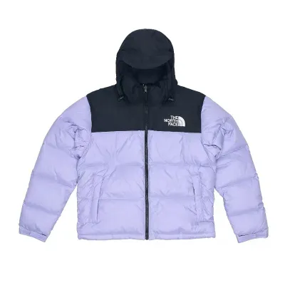 TheNorthFace Splicing White And Lavender Color 01