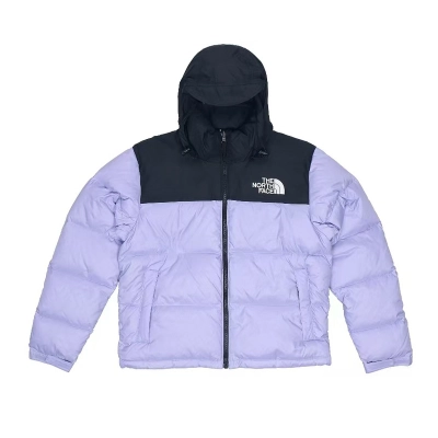 TheNorthFace Splicing White And Lavender Color 01