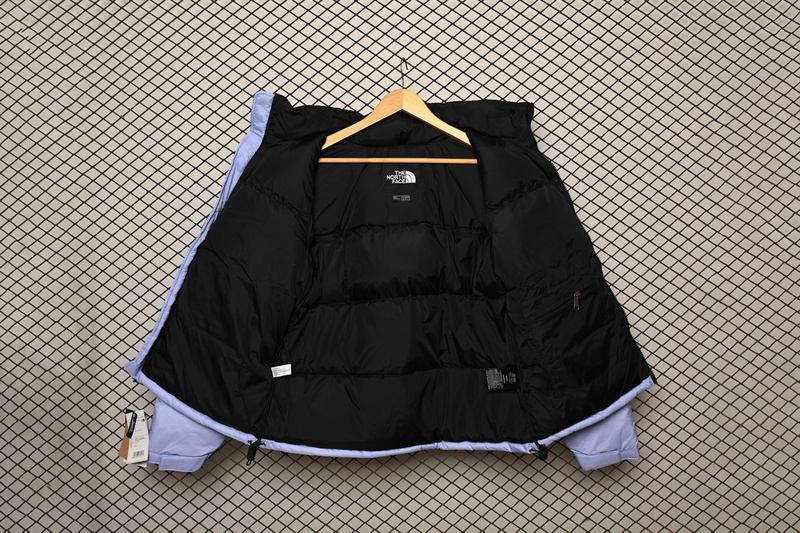 TheNorthFace Splicing White And Lavender Color