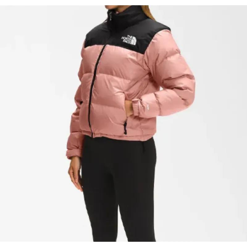 TheNorthFace Splicing White And Pink