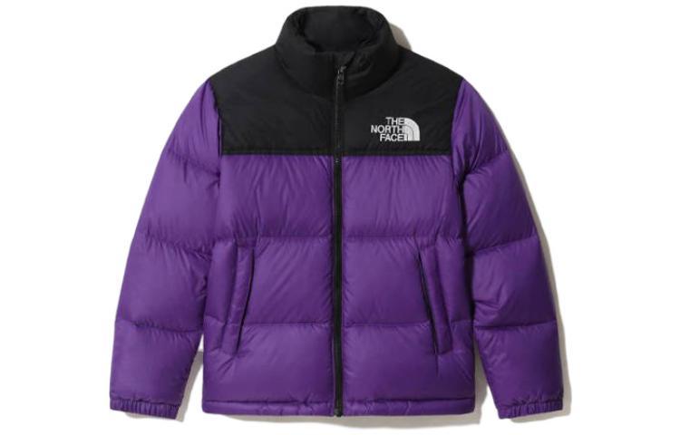 TheNorthFace Splicing White And Pur Ple