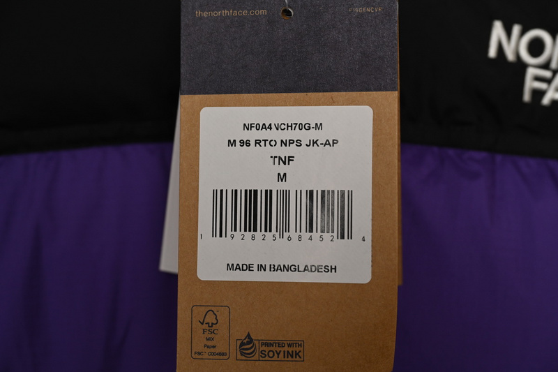 TheNorthFace Splicing White And Pur Ple