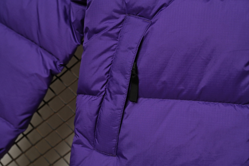 TheNorthFace Splicing White And Pur Ple