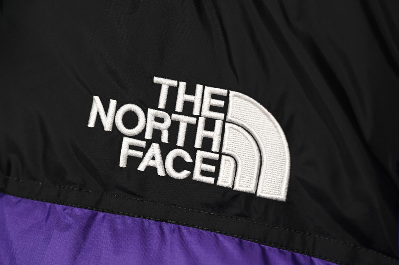 TheNorthFace Splicing White And Pur Ple