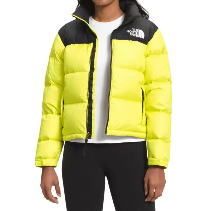 TheNorthFace Splicing White And Red Apple Green
