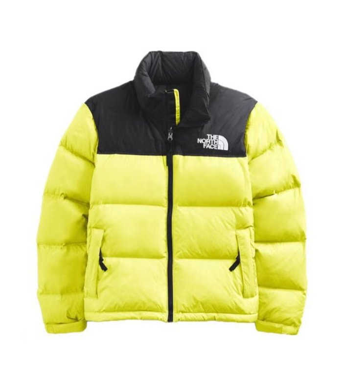TheNorthFace Splicing White And Red Apple Green