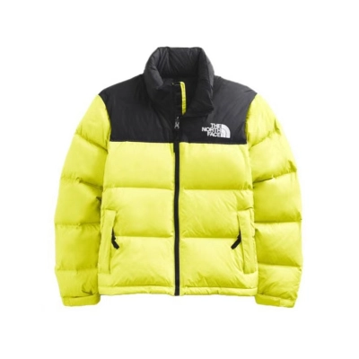 TheNorthFace Splicing White And Red Apple Green 01