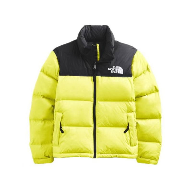TheNorthFace Splicing White And Red Apple Green