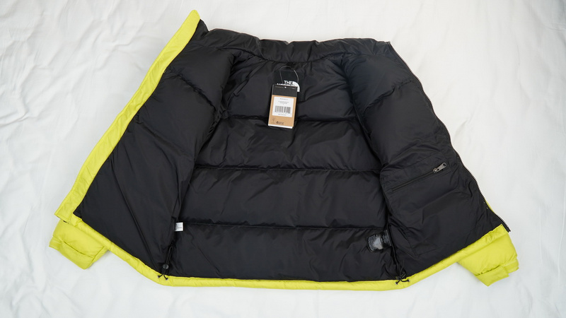 TheNorthFace Splicing White And Red Apple Green