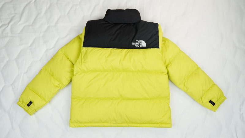 TheNorthFace Splicing White And Red Apple Green