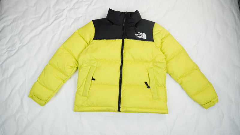 TheNorthFace Splicing White And Red Apple Green