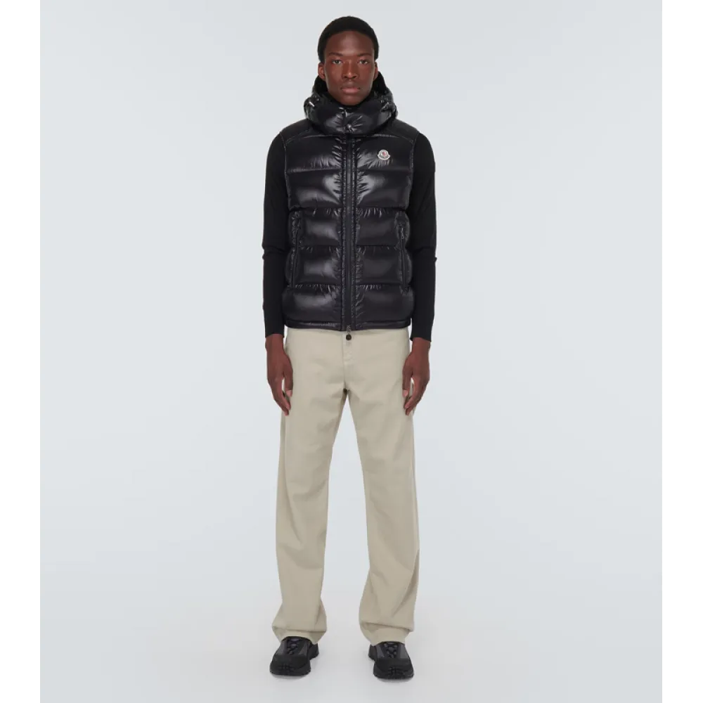 Moncler Bormes Down Vest Black