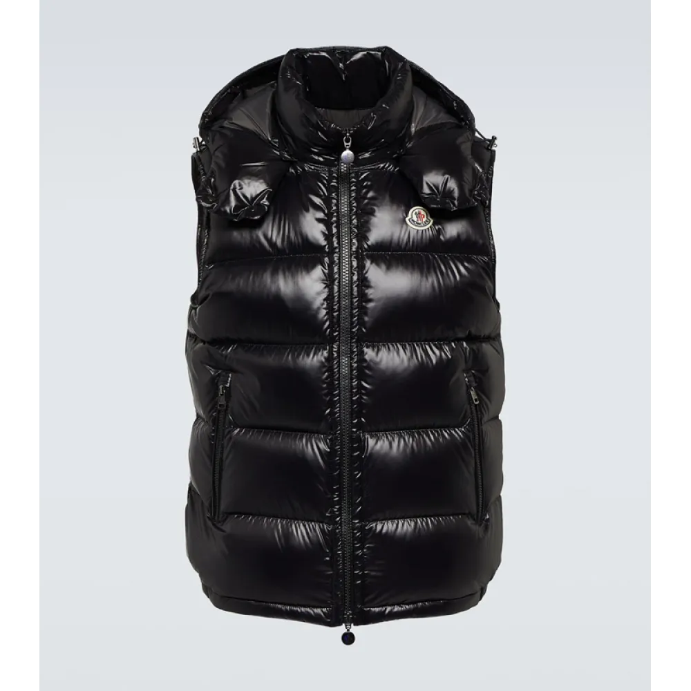 Moncler Bormes Down Vest Black