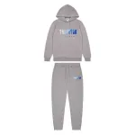 Trapstar Chenille Decoded Hoodie Tracksuit -Grey