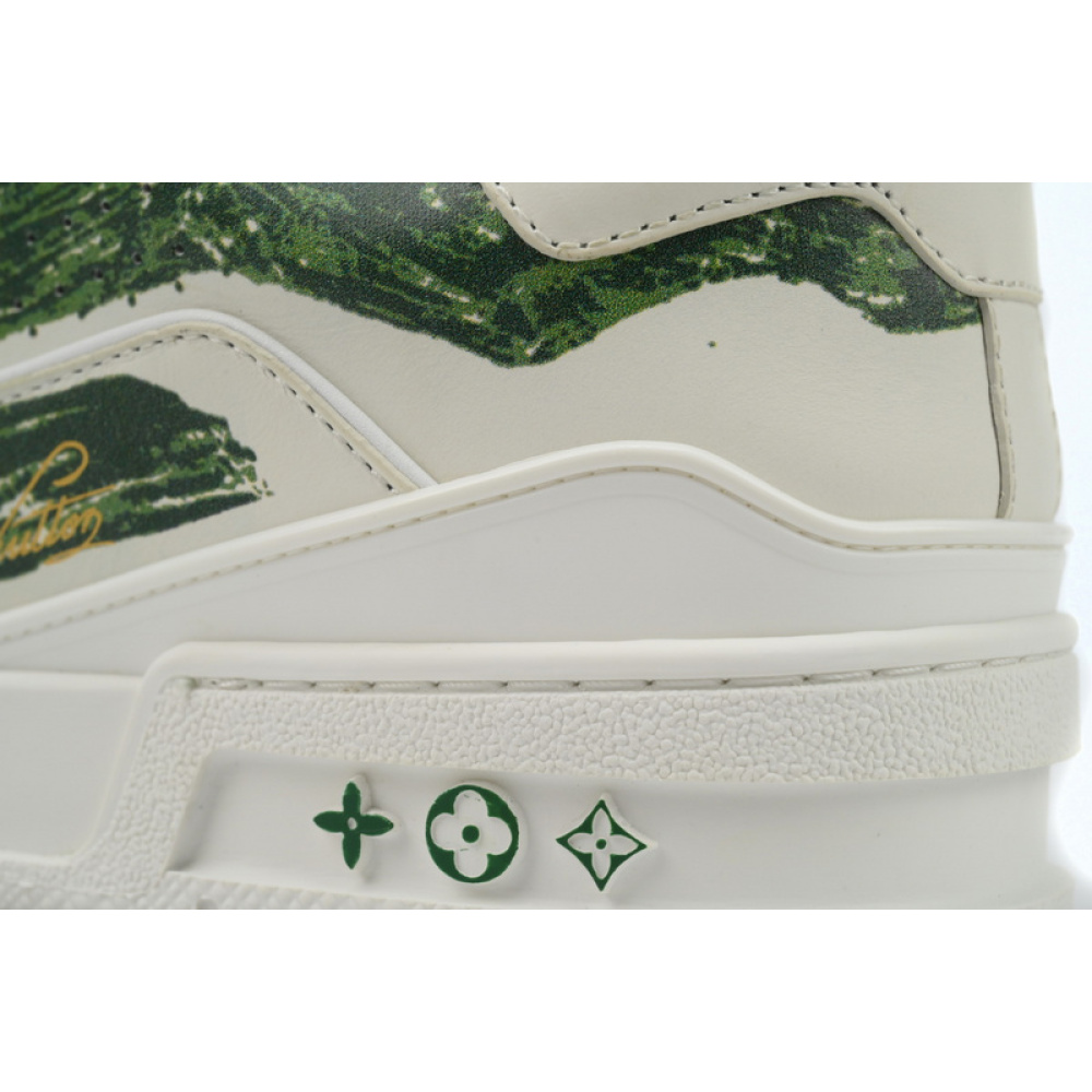  Louis Vuitton Trainer Green