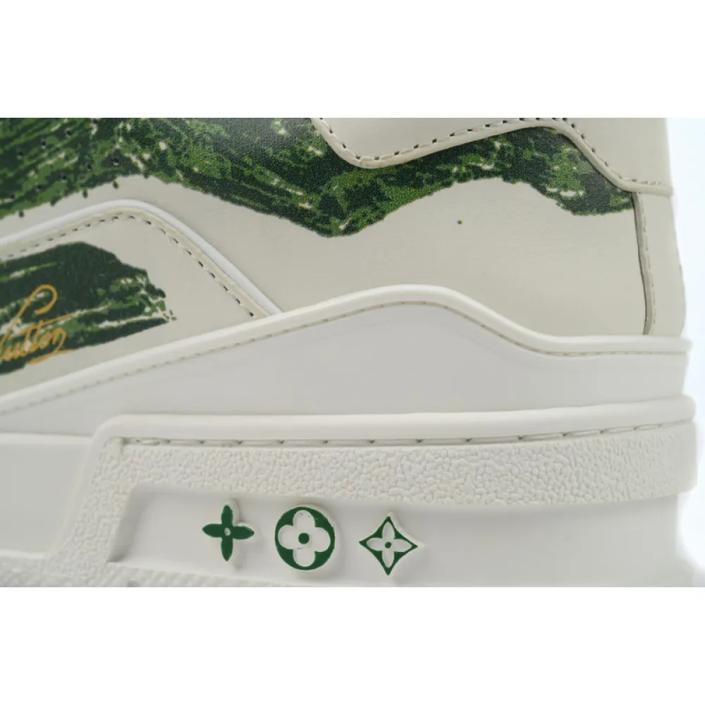  Louis Vuitton Trainer Green