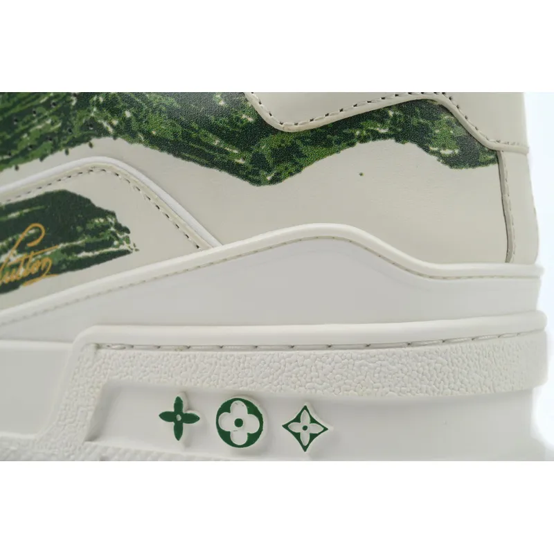 Louis Vuitton Trainer Green